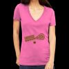 Tultex 214 - Ladies' Slim Fit Fine Jersey V-Neck Thumbnail