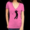 Tultex 214 - Ladies' Slim Fit Fine Jersey V-Neck Thumbnail